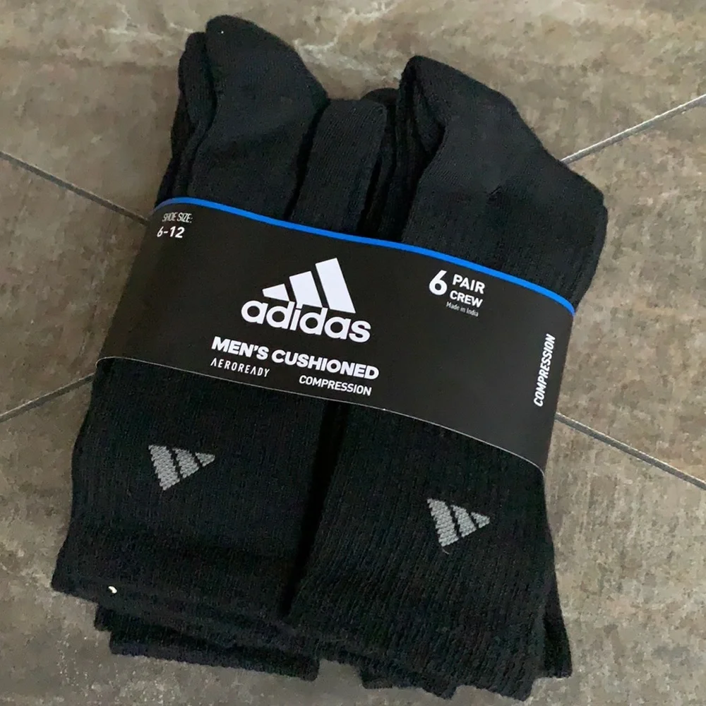 6 pairs socks set Adidas Men’s Cushioned Crew